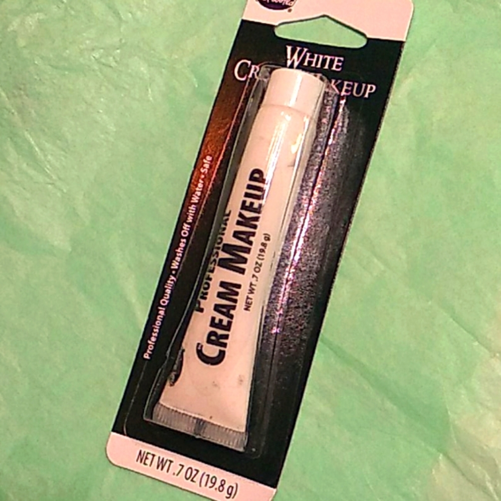 White cream makeup